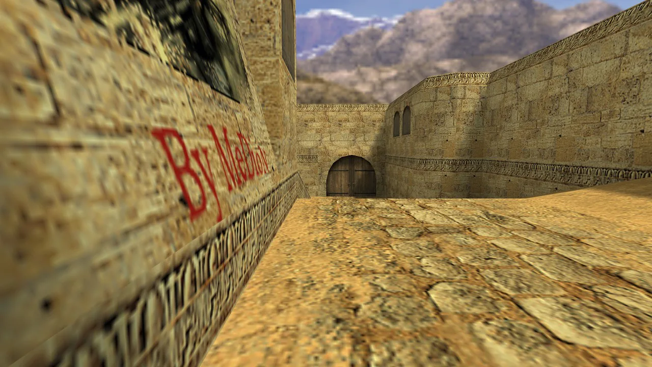 de_dust2 · Классические текстуры для сравнения